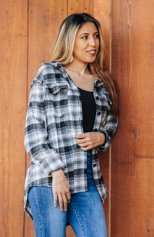 Silent Movie Button Up